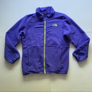 The North Face Denali Purple Zip Up Jacket